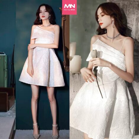 Đầm dự tiệc MINA thiết kế 2 dây dáng xòe - MN126