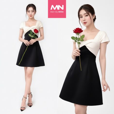 Váy thiết kế MINA dự tiệc dáng ngắn - MN187