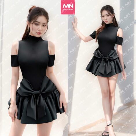 Đầm dự tiệc dáng xoè - MN255