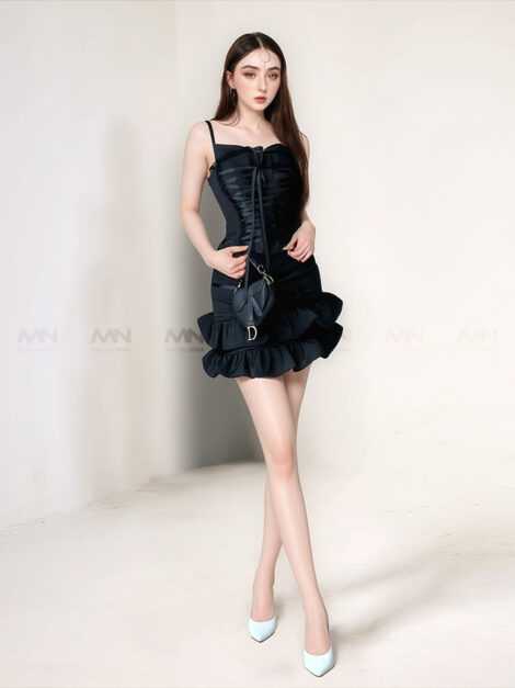 Set váy đen 2 dây