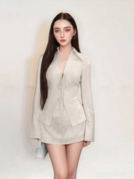 set váy linen MN300